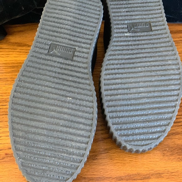 Puma Creeper Velvet X Fenty By Rihanna Puma"Black" - Picture 5 of 6